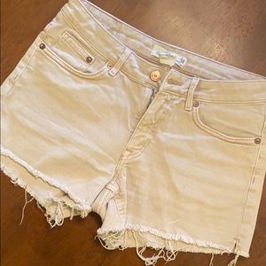 H&M stretch denim shorts